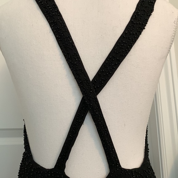 French Connection beaded shorts jumpsuit size 6 - Picture 7 of 12